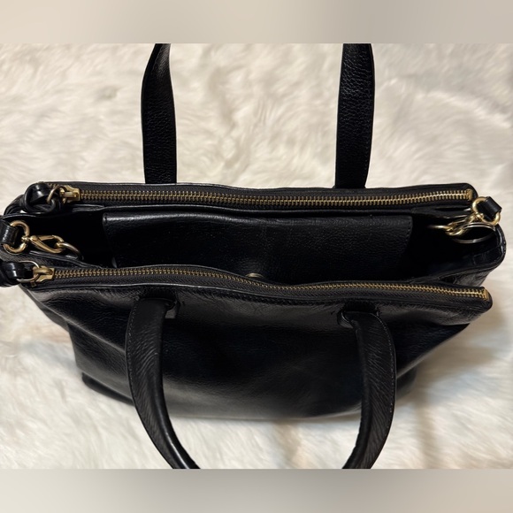 Banana Republic Vintage Hartford Satchel Leather Tote - Picture 10 of 16